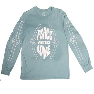 ALTRU PEACE AND LOVE L/S T-SHIRT SIZE M